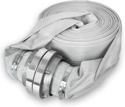 Platte 3 inch Brandslang met Storz-koppeling - 20m Lengte