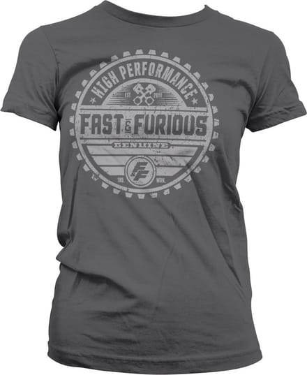 The Fast And The Furious Dames Tshirt -XL- Genuine Brand Grijs