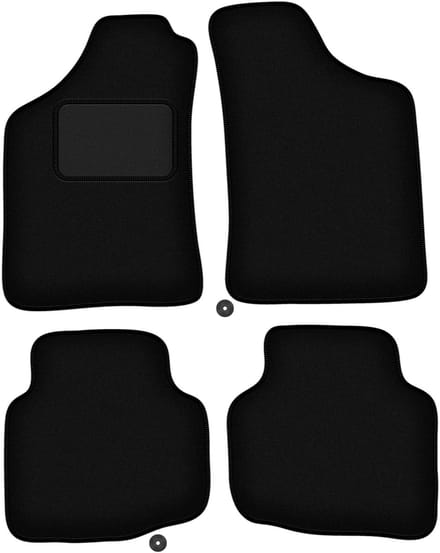 Zwarte veloursmatten voor: Mitsubishi L200 Triton pick-up (2001-2006)