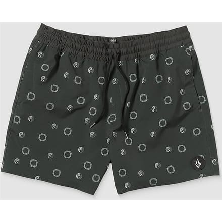 Volcom Lido Print Trunk 16 Boardshorts grijs