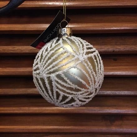 Diga Colmore kerstbal mat groen 8cm 2 stuks