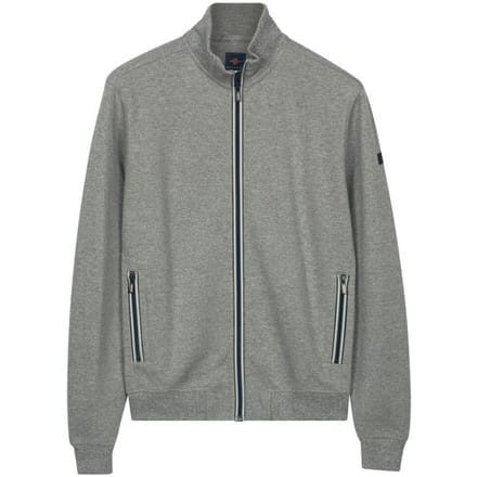 Baileys Vest Subtle Faux-Uni Sweat Doubleface Interlock Stone Grey / male