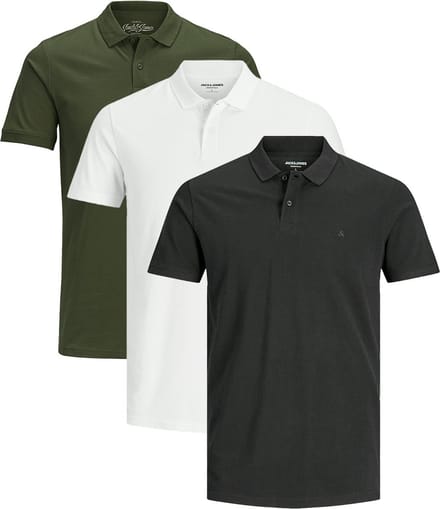 Jack & Jones Heren poloshirt 3 pack Basic