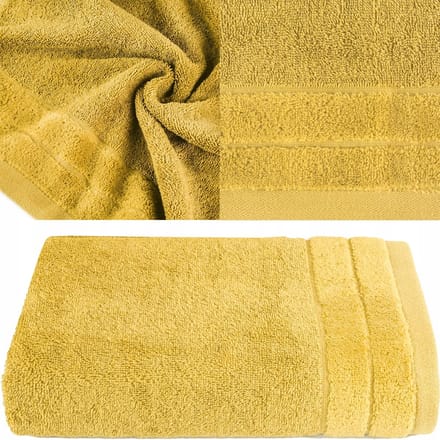 Luxe Badhanddoek 30x50cm - 100% Katoen, Mosterdgeel
