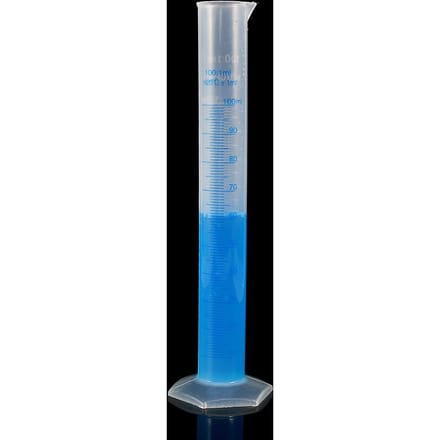 Maatcilinders Glas 100ml Plastic Maatcilinder Corrosiebestendigheid gray