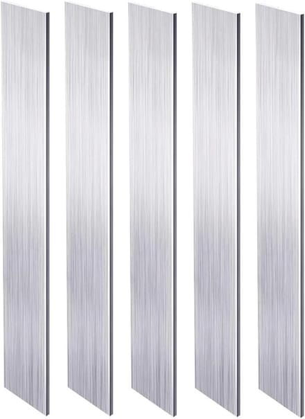 5x Aluminium Platte Stang 0,3x2,5x25 cm - Sterk 6061 Aluminium Profiel