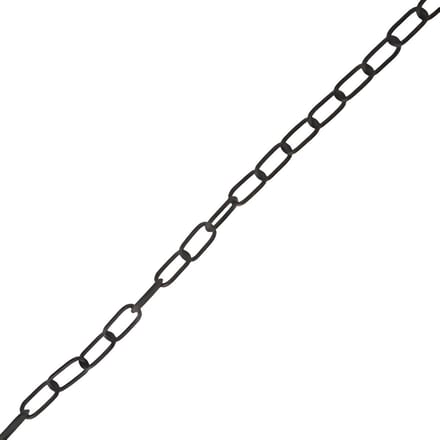 Deltafix - Sierketting zw gelakt 15x2 p/m