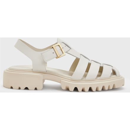 AllSaints Nessie Sandal Stone White Taglia: 41 | Infradito Outlet | Donna | Bianco