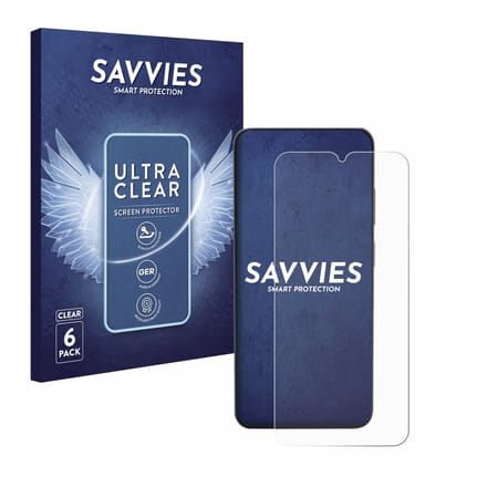 Savvies - Screenprotector voor Doogee N55 - Folie Beschermfolie transparant 6 Stuks