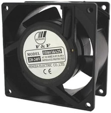 Axiaal Ventilator 80x80mm voor Koeling, 220V AC