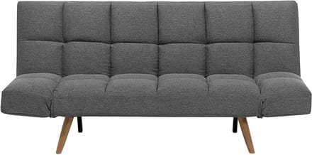INGARO - Slaapbank 3-zits - Donkergrijs - Polyester