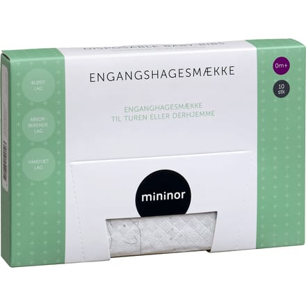 Mininor Wegwerp Slabbetjes 10 st