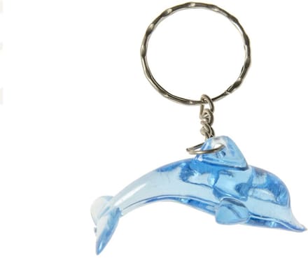 Duckiez Sleutelhanger Dolfijn Blauw - 1 stuk