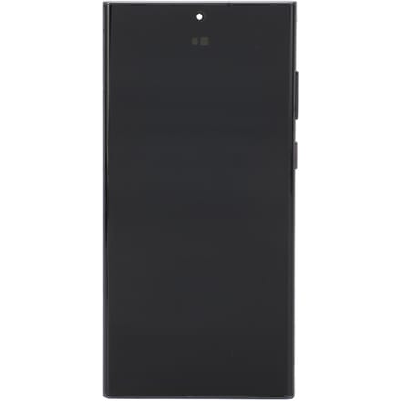 Remplacement d'écran Écran tactile Numériseur Assemblage pour S22 Ultra Téléphone Européen avec Cadre gray