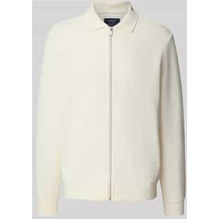 Cardigan met polokraag en ritssluiting