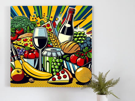 Kunstprint | Wanddecoratie | Dibond | 30 × 30 cm