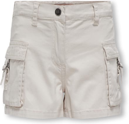 ONLY KOGSTINE CARGO SHORTS OTW Meisjes Broek - Moonbeam - Maat 140