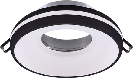 OFRA C - inbouwspot Armatuur - Rond - Zwart kleur - 95mm