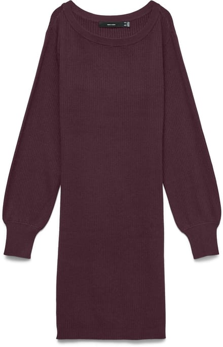 VERO MODA - VMHOLLYKARIS LS RIB DRESS - Dames - Mini jurken