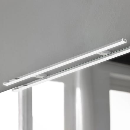 Ebir Esther 2 LED spiegellamp, chroom, breedte 80 cm