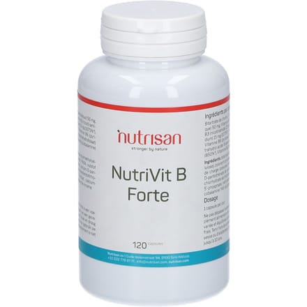 Nutrisan Nutrivit B Forte 100 + 20 Capsules GRATIS 100+20