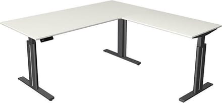 Kerkmann - Hoekbureau Move-3 elegant wit 180x180cm elektrisch verstelbaar