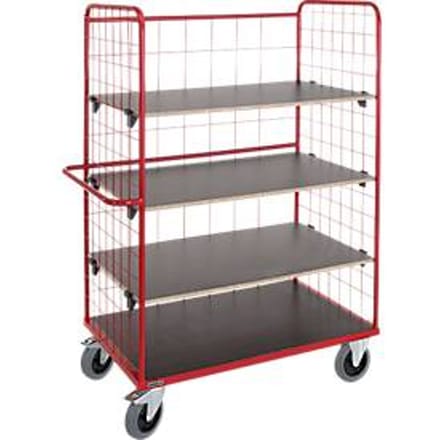 Schäfer Shop Select Etagewagen met rooster, L 1200 x B 700 mm