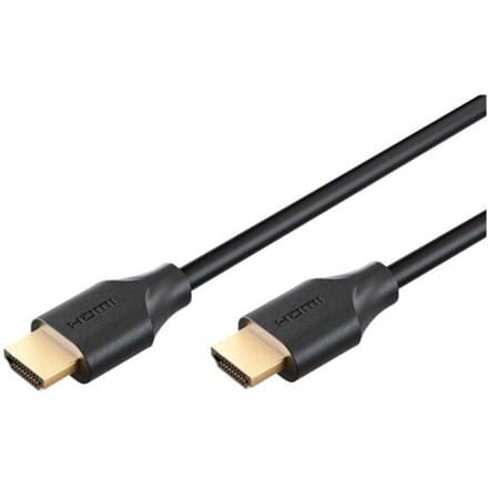 Goobay Ultra96 HDMI-kabel, 16K/60 Hz, 96 Gbit/s, Cable Tag, Kabeltype: Ronde kabel, 2 m, zwart
