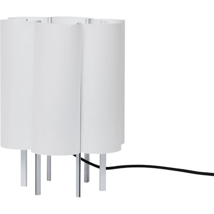 Ferm Living Boe Tafellamp H28 Zilver/ Naturel