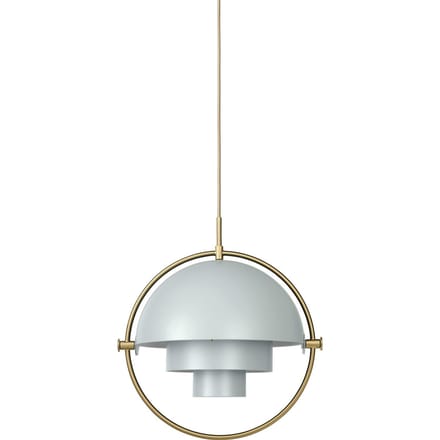 Gubi - Multi-Life hanglamp - sea grey - Ø 36 cm - brass - 4 - 6 Wochen