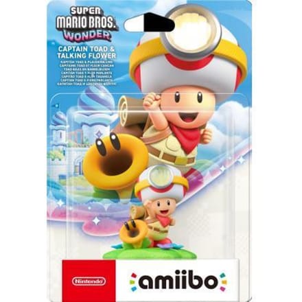 Amiibo Kapitein Toad & Babbelbloem - Super Mario Bros. Wonder - Nintendo Switch