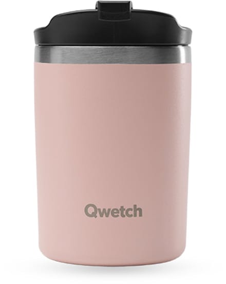 Qwetch Travel mug Geïsoleerd - Pastel Roze