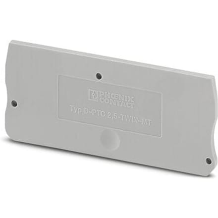 Phoenix Contact Eindafdekking D-PTC 2.5-TWIN-MT Grijs - 3270100 [50 Stuks]