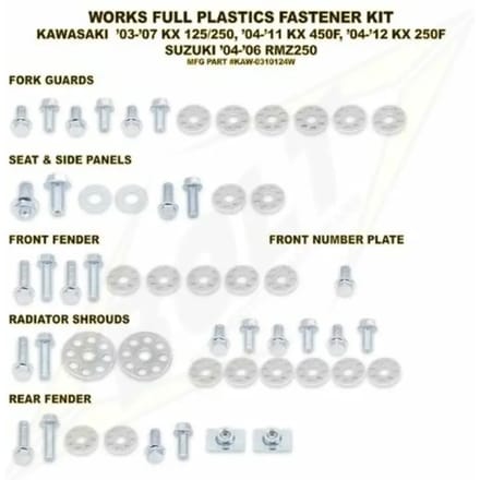 Compleet plastic motorbevestigingsset Bolt KTM
