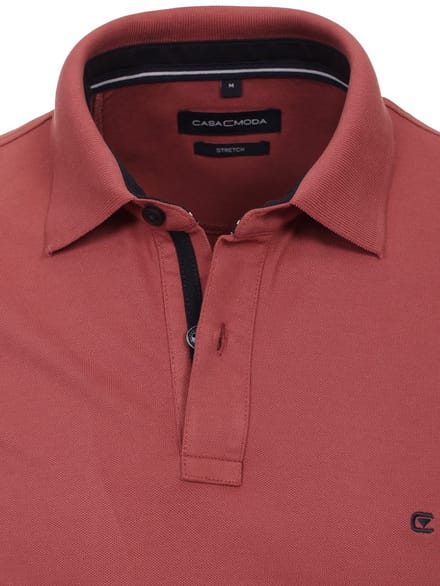 Casa Moda Polo Shirt Comfort Fit Effen Stretch 004470-417 - L