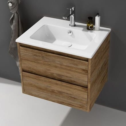 Megabad Profi Collection Loft washbasin with vanity unit 60 cm, 2 drawers 24MG1062060IS