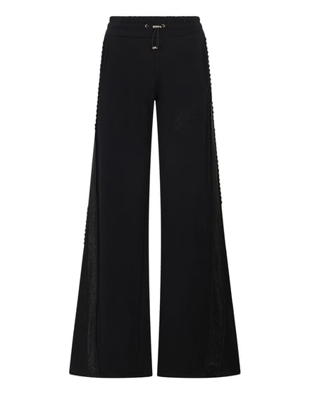 Skater Fit Tracksuit Pants Strass Band