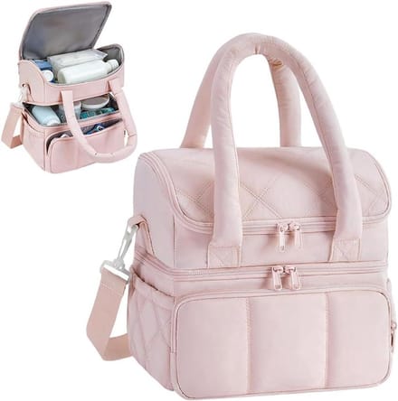Dailygoods- Koeltas geïsoleerd - Draagbare Koelbox - Dubbele Verdieping - Lekvrij - Waterdicht - Voor Picknick/Reizen - Lunchbox