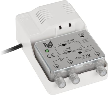 ALCAD CA-210 - Signaalversterker - 2 Uitgangen - 24V - IP20