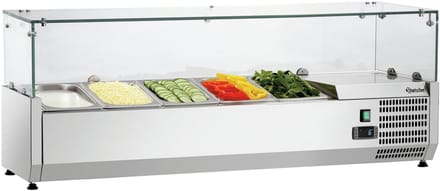 Koelopzetvitrine GL4-1201 - Bartscher 110270