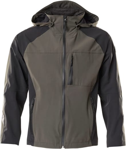 Mascot Unique Shell jas 18601-411 - donkerantraciet/zwart - M