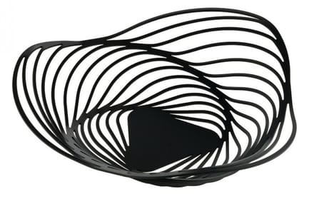 Alessi Trinity Schaal Zwart 33 cm