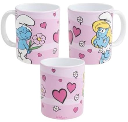 Smurfen mok - De smurfen - Smurf is verliefd - 320 ML - 1 mok
