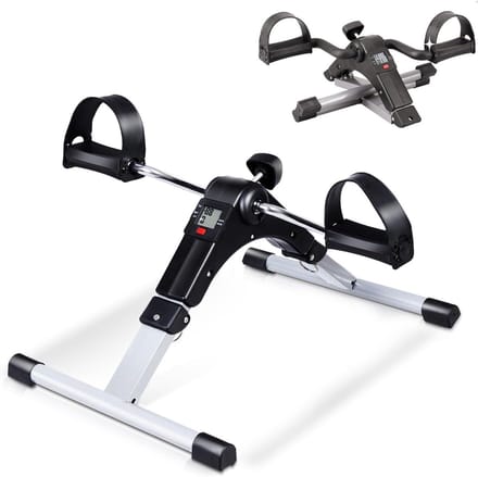 Mini Hometrainer - Pedaal Trainer - Thuis Trainen - Inklapbaar Ontwerp - 50 x 36 cm - Zwart