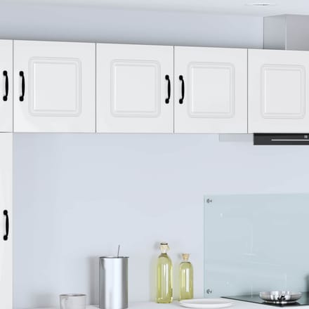 vidaXL - Vaatwasserpaneel - Kalmar - Hoogglans - wit - 80 - x - 31 - x - 40 - cm