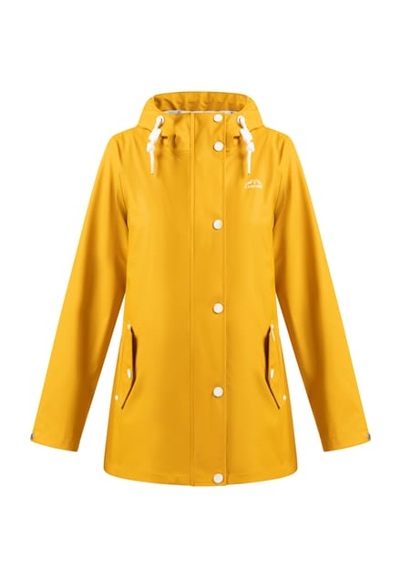 ICEBOUND Regenjas Dames mosterd