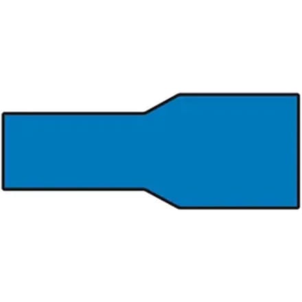 Carpoint Vlakstekkerhuls 1542 Blauw 6,3x0,8mm - 10 Stuks