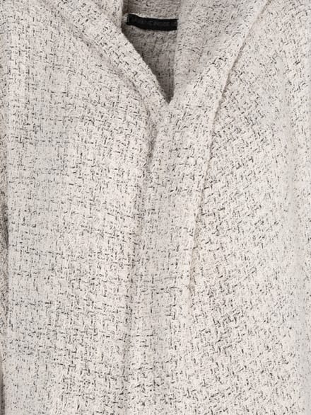 La Haine Inside Us Cardigan Asymmetric Vrouw Wit