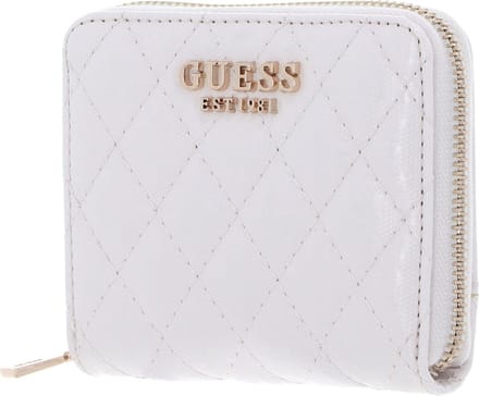 GUESS Portemonnee Yarmilla SLG Zip Around Wallet White Wit