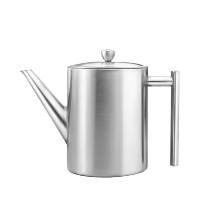 Bredemeijer - Theepot dubbelwandig Minuet Cylindre 1,2L mat